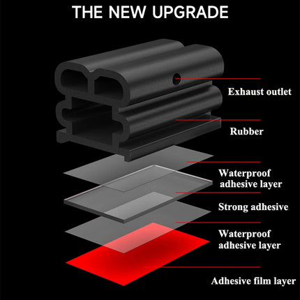 Thick Automotive Door Seal Strip For Noise Reduction