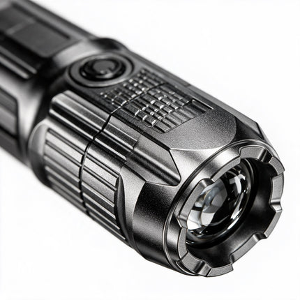 100000 Lumen Tactical USB Rechargeable LED Flashlight